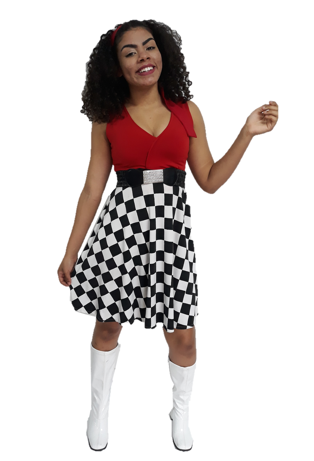 Vestido Regata Xadrez